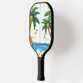 Summer Vibes & Fun Outdoor Court Pickleball Schläger (Links)