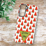 Summer Vibes Fun Watermelon Slices Muster Samsung Galaxy Hülle<br><div class="desc">Das Design ist mit einem sommerlichen Lieblings-Snack Wassermelonen-Slice-Muster mit Template-Text in einem Dreieck. Personalisieren Sie den Text,  behielt den Text oder bearbeiten Sie ihn mithilfe des Entwurfstools,  um einen von Ihnen bevorzugten Schriftart auszuwählen. Ändern Sie den Text in einen oder mehrere Initialen.</div>