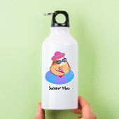 Summer Vibes Funny Sloth Aufkleber