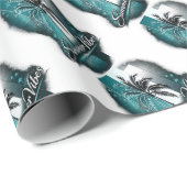 Summer Vibes Geschenkpapier (Rolleneckpunkt)