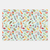 Summer Vibes Gift Wrap Geschenkpapier Set (Vorderseite)