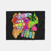 Summer Vibes Gnomes Beach Party Cute Gnome Hello S Fleecedecke (Vorderseite (Horizontal))