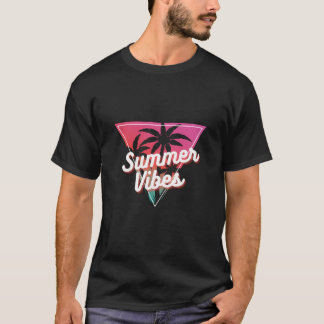 Summer Vibes Graphic T - Shirt - Trendy Tropical
