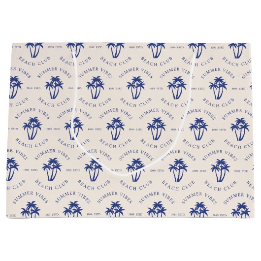 Summer Vibes Große Geschenktüte (Vorderseite)