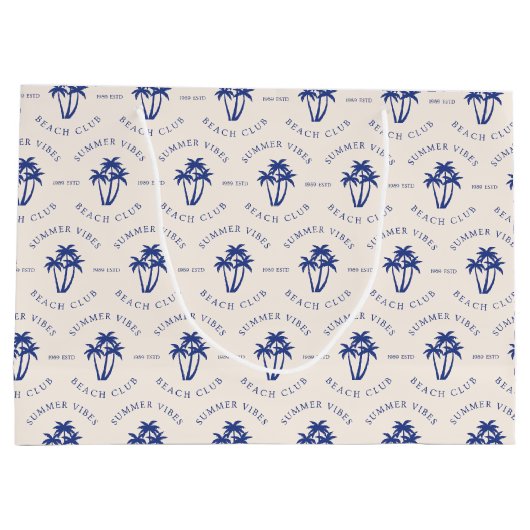 Summer Vibes Große Geschenktüte (Rückseite)