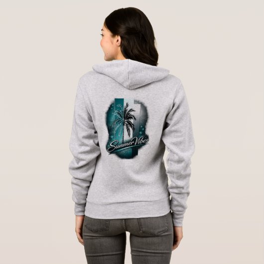 Summer Vibes Hoodie (Schwarz voll)