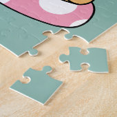 Summer Vibes Hund - Floating Welpe mit Sonnenbrill Puzzle (Seite)