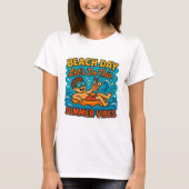 Summer Vibes Illustration T-Shirt (Vorderseite)