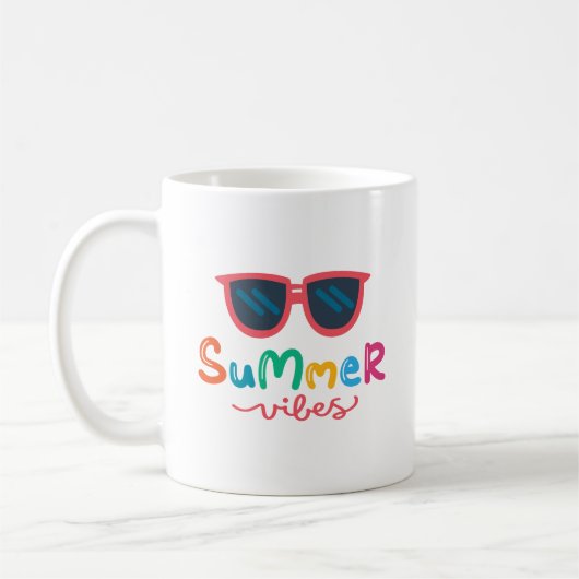 Summer Vibes Kaffeetasse (Links)
