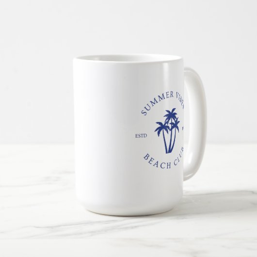 Summer Vibes Kaffeetasse (VorderseiteRechts)