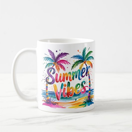 Summer Vibes Kaffeetasse (Links)
