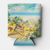 Summer Vibes | Lemon Summer Cocktail Dosenkühler (Vorderseite)