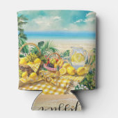 Summer Vibes | Lemon Summer Cocktail Dosenkühler (Rückseite)