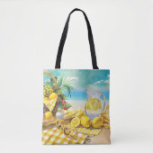 Summer Vibes | Lemon Summer Cocktail Tasche (Vorderseite)