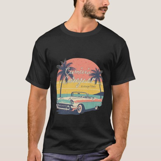 Summer Vibes Mens T - Shirt Cooles Lässiges Gesche (Vorderseite)