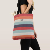 Summer Vibes Mit Monogramm Stripe Muster Tasche (Von Nahem)