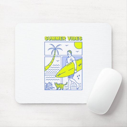 Summer Vibes Mousepad (Mit Mouse)