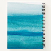 Summer Vibes of Blue Ocean - Individuell Notizblock (Rückseite)