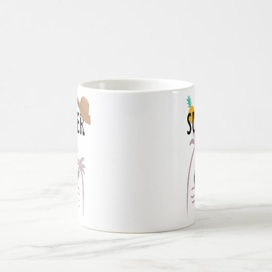 Summer Vibes Only Beach Kaffeetasse (Mittel)