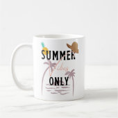 Summer Vibes Only Beach Kaffeetasse (Links)