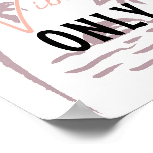 Summer Vibes Only Beach Poster (Ecke)