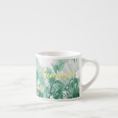 Summer Vibes Palm Blätter Espresso Kaffee Tasse (Rechts)