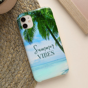 Summer Vibes Palm Tree Beach Relaxter Ozean Case-Mate iPhone 14 Hülle
