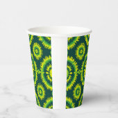 Summer Vibes Paper Cup Circles Design Pappbecher (Rechts)