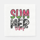 Summer Vibes Paper Napkin Serviette (Vorderseite)