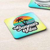 Summer Vibes Paradise-32922 Getränkeuntersetzer (Linke Seite)
