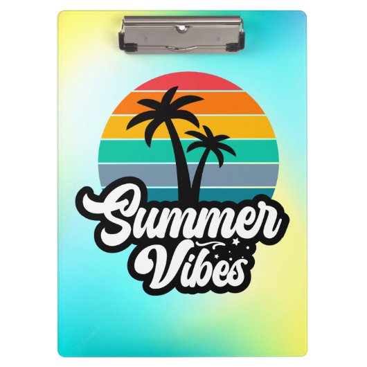 Summer Vibes Paradise-32922 Klemmbrett (Vorderseite)