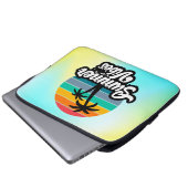 Summer Vibes Paradise-32922 Laptopschutzhülle (Vorne Knopf)