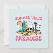 Summer Vibes Paradise - Skull (Vorderseite)