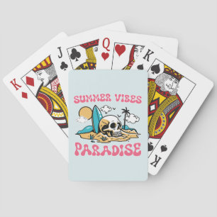 Summer Vibes Paradise - Skull Spielkarten