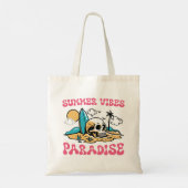 Summer Vibes Paradise - Skull Tragetasche (Rückseite)
