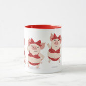Summer Vibes Pigs in Bikinis Tasse (Zentrum)