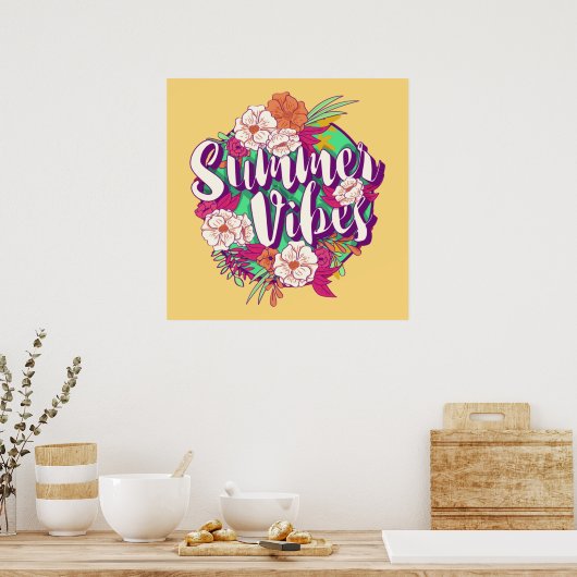 Summer Vibes Poster (Küche)