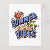 Summer Vibes Postkarte (Vorderseite)