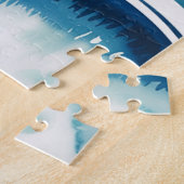 Summer Vibes Retro Beach Illustration Puzzle (Seite)