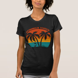 Summer Vibes Retro Beach T-Shirt