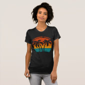 Summer Vibes Retro Beach T-Shirt (Vorne ganz)