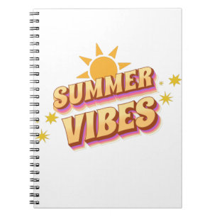Summer Vibes Retro Notizblock