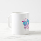 Summer Vibes Retro Palmen Trees Kaffeetasse (Vorderseite Links)