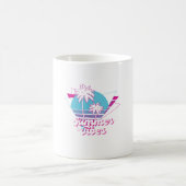 Summer Vibes Retro Palmen Trees Kaffeetasse (Mittel)