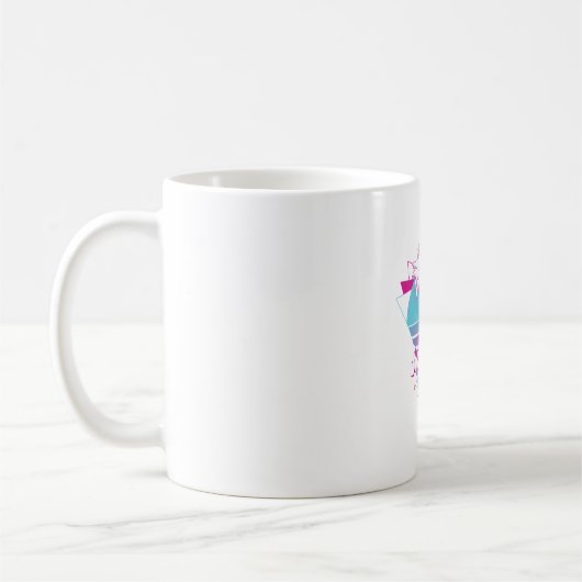 Summer Vibes Retro Palmen Trees Kaffeetasse (Links)