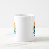 Summer Vibes Retro Sunset Kaffeetasse (Mittel)