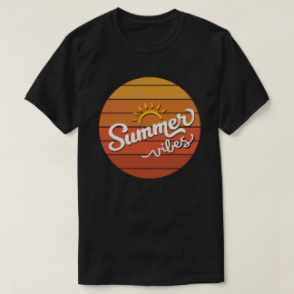 Summer Vibes Retro Sunset Men's T-Shirt