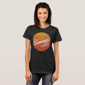 Summer Vibes Retro Sunset Women T-Shirt (Vorne ganz)