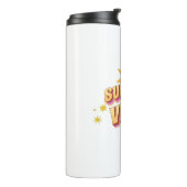 Summer Vibes Retro Thermosbecher (Nach links gedreht)