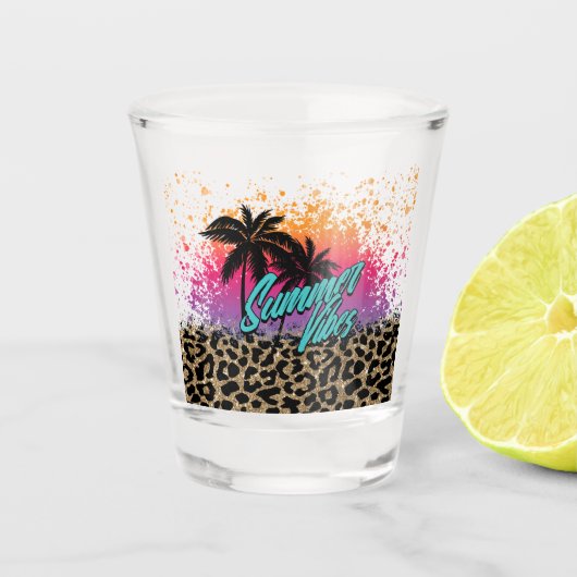Summer Vibes Schnapsglas (Vorderseite)